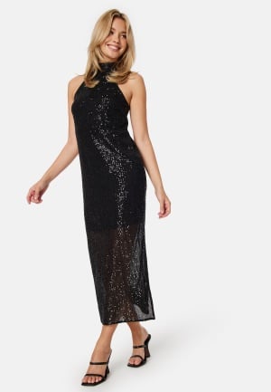 Object Collectors Item Yasmine S/L Long Dress Black XS Object Collectors Item Yasmine S/L Long Dress Black XS