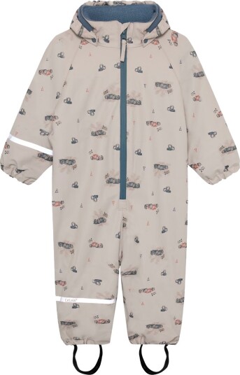 CeLaVi Rainwear Suit Aop W. Fleece Beige 70 CeLaVi Rainwear Suit Aop W. Fleece Beige 70
