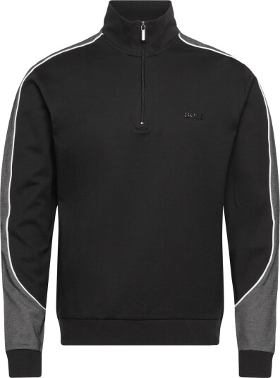 BOSS Tracksuit 1/4 Jacket Black S BOSS Tracksuit 1/4 Jacket Black S