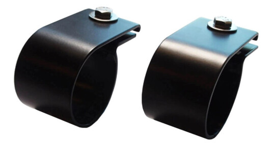 Antec sort lyktefeste 70mm sett 2 stk til 70mm rør Antec sort lyktefeste 70mm sett 2 stk til 70mm rør
