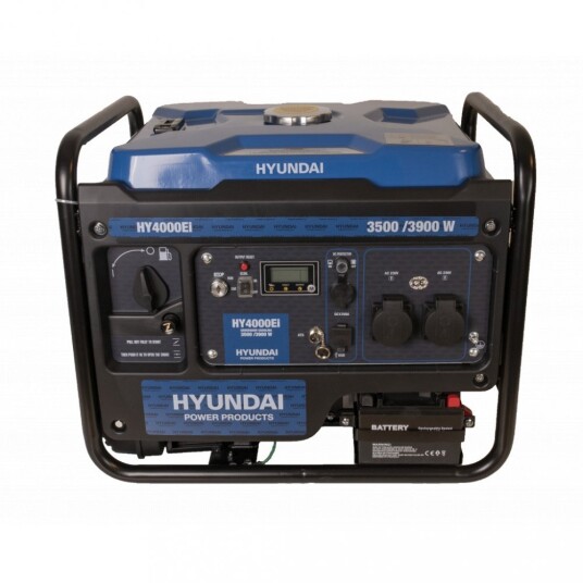 HYUNDAI HY4000Ei Inverter Aggregat 3900W   Fjernkontroll og ATS