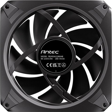 Antec Orbit 120mm ARGB Vifte Svart