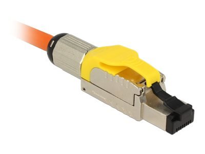 Delock - Nettverkkontakt - Rj-45 (Hann) - 6.6 Cm - Stp - Cat 6A - Med Støvel - Metall