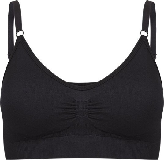 Basic Emily sømløs bh Sort Svart S