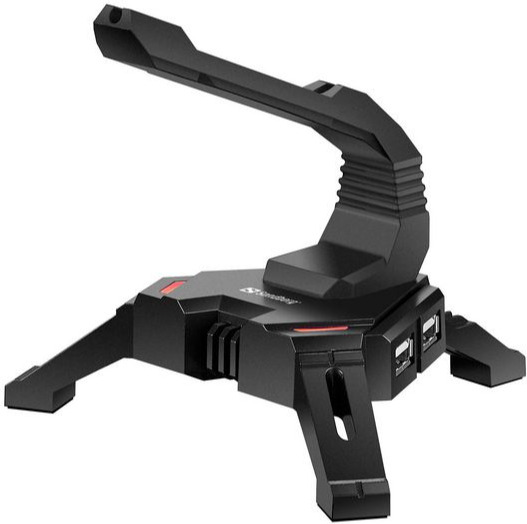 Sandberg 2in1 USB Hub Bungee - hub - 4 ports USB-hub - 4 porter - Svart