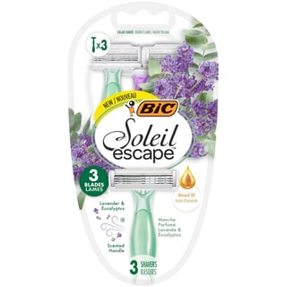 BIC Soleil Escape Lavender 3 blads Barberhøvel 3pk