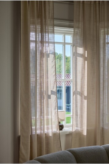 Jotex Gardin 2 Lengder lys gråbeige MELISSA 216040901220