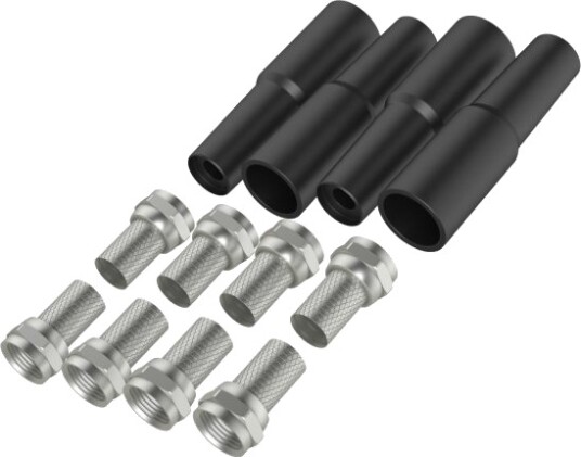 Hama LNB-Beskyttelse Quad F-Type Han Sort 12 Stk