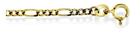 Pan Jewelry, Figaro kjede i forgylt sølv, 45 cm