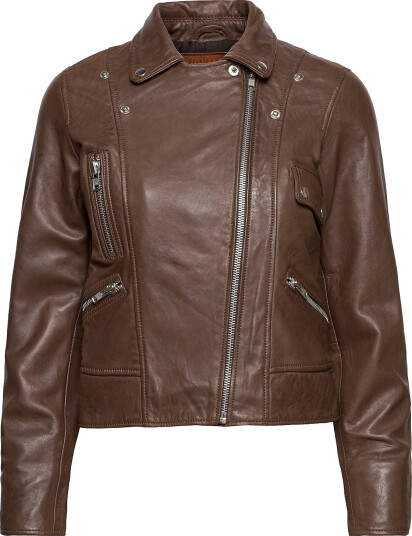 Jofama Kaley Leather Biker - Brown - 36