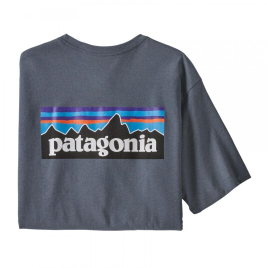 Patagonia  M´S P-6 Logo Responsibili-Tee Herre, Plgy Plume Grey, L