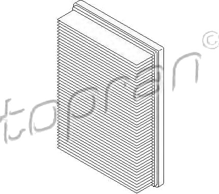 TOPRAN 722 304 Luftfilter TOPRAN 722 304 Luftfilter