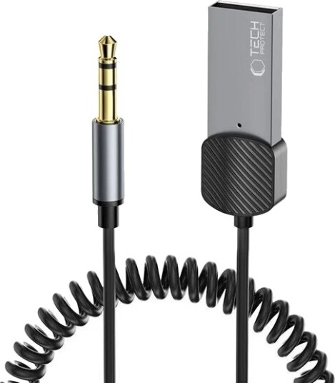 Tech Protect UltraBoost Bluetooth Audio Adapter 3.5mm grå Tech Protect UltraBoost Bluetooth Audio Adapter 3.5mm grå