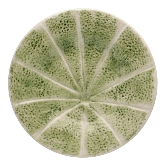Bordallo Pinheiro  Melon tallerken 20 cm grønn