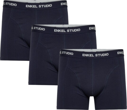Enkel Studio Boxer 3Pack Eskarl   Navy   XL