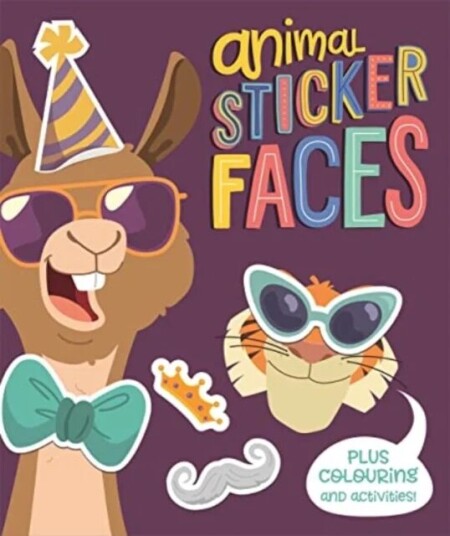 Animal Sticker Faces Av Igloo Books