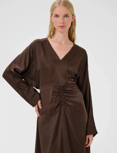Karen By Simonsen Kbblanca Long Dress - Brown - 44