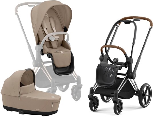 Cybex Priam Duovogn Cozy Beige/Chrome Brown