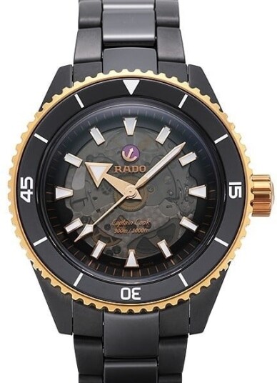 Rado Herreklokke R32127162 Captain Cook Sort/Keramik Ø43 mm