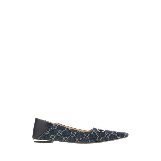 Gucci Dame Sko Blå 37 1/2 EU,