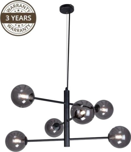Pendellampe Bolero H1333 6 Sm 6X9w G9