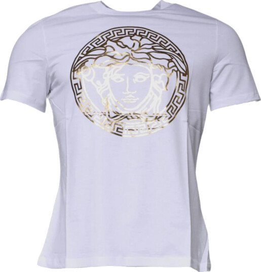 Versace Herre Topper Hvit XS, Versace Herre Topper Hvit XS,