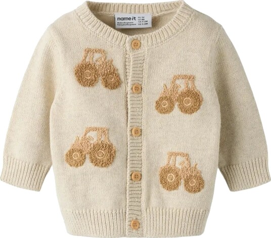 Name It Nbmlondon Ls Knit Card Beige 74
