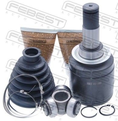 Febest Drivknute drivaksel FEBEST 1611 164LH