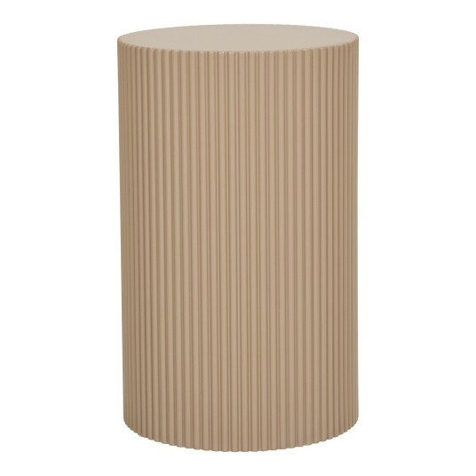 Farense hjørnebord Ø30 cm beige.