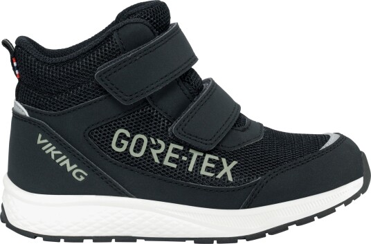 Viking Bouncy GTX 2V Mid Vanntette Sneakers Black 35 Viking Bouncy GTX 2V Mid Vanntette Sneakers Black 35