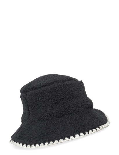 UGG Uggfluff Scalloped Hat - Black - S/M UGG Uggfluff Scalloped Hat - Black - S/M