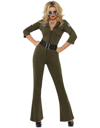 Lisensiert Top Gun Damekostyme Lisensiert Top Gun Damekostyme