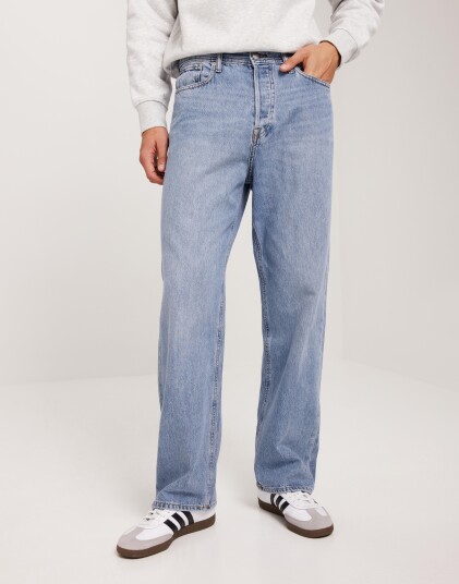 Jack & Jones Jjialex Jjoriginal Am 337 Noos Straight leg jeans Blå