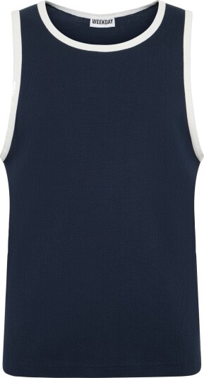 Weekday Tank Top Navy S