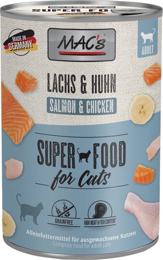 Mac'S Cat Laks & Kylling 24 X 400 G Mac'S Cat Laks & Kylling 24 X 400 G