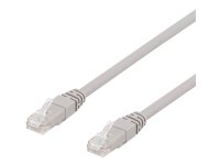 Deltaco Cat 6a Koblingskabel 3m RJ-45 Halogenfri Grå
