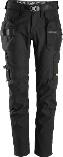 Snickers Workwear 6972 FlexiWork Arbeidsbukse svart, med stretch Svart, Klær