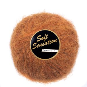 Lammy Soft Sensation Garn 116 Miks Oransje