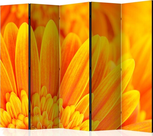 Romdeler - Yellow gerbera daisies II 225x172 - Artgeist sp. z o. o.