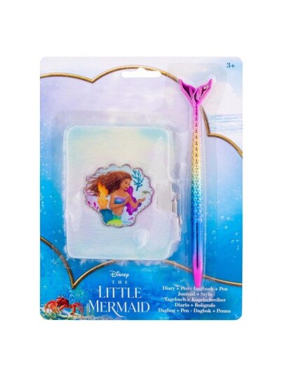 Canenco The Little Mermaid Diary Plush with Pen Canenco The Little Mermaid Diary Plush with Pen