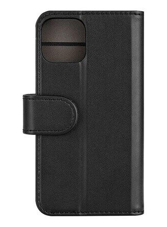 GEAR Flip-deksel for iPhone 13 Mini i Lær med Plass til 3 Kort - Svart GEAR Flip-deksel for iPhone 13 Mini i Lær med Plass til 3 Kort - Svart