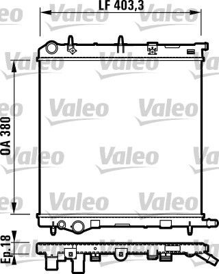 Radiator VALEO 732831