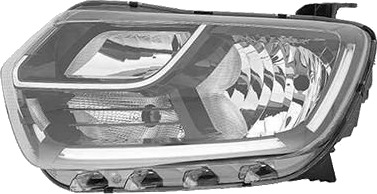 VAN WEZEL 1557961 Frontlykter