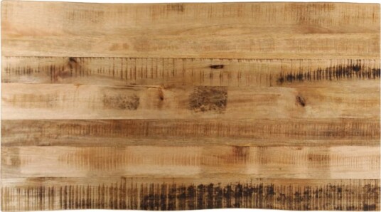  Bordplate naturlig kant 110x60x2,5 cm grovt heltre mangotre 370671