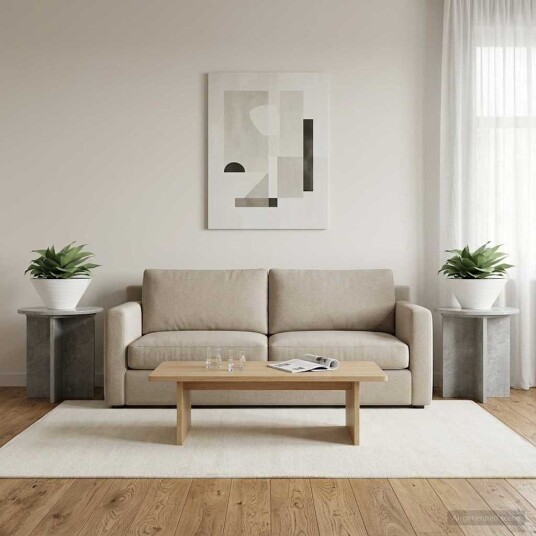 vidaXL Planteholder 2 pcs Betonggrå 40 x 40 x 40 cm Konstruert tre