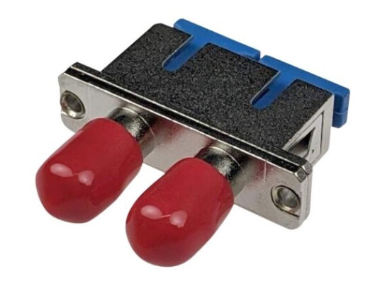 Act Fiber Optic Sc-St Duplex Adapter. Connectors: Sc/St Sc-St Duplex Adapter (Ea2002)