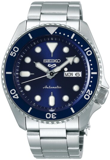 Seiko 5 Sports Herreklokke SRPD51K1 Blå/Stål Ø43 mm
