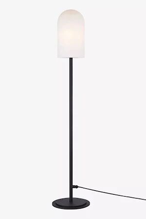 Markslöjd Afternoon Gulvlampe hagebelysning 128 cm Svart/Hvit
