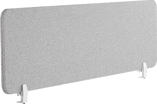 Avskjerming til Skrivebord 160x40 cm grå WALLY - Grå