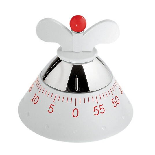 Alessi kjøkkentimer hvit
